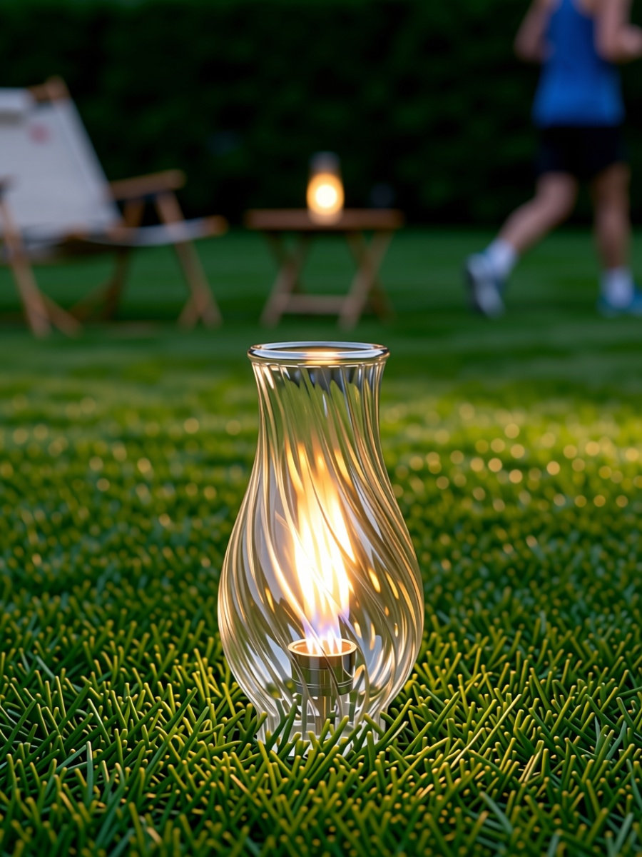 Outdoor Lighting Glass Replacement - โคมไฟแคมป์ปิ้งกลางแจ้ง โคมไฟเต็นท์สไตล์เรโทร ฝาครอบแก้วสำหรับเปลี่ยน โคมไฟแก๊สแบบพกพา
