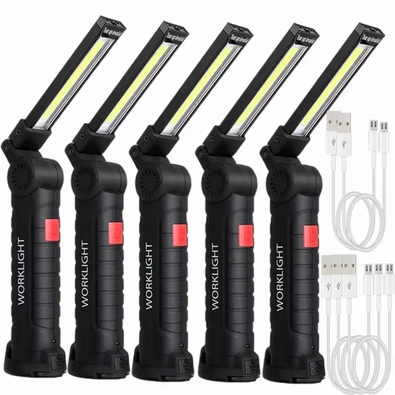 Hanging Outdoor Lighting - แบบพกพา COB ไฟฉาย LED USB ชาร์จไฟได้