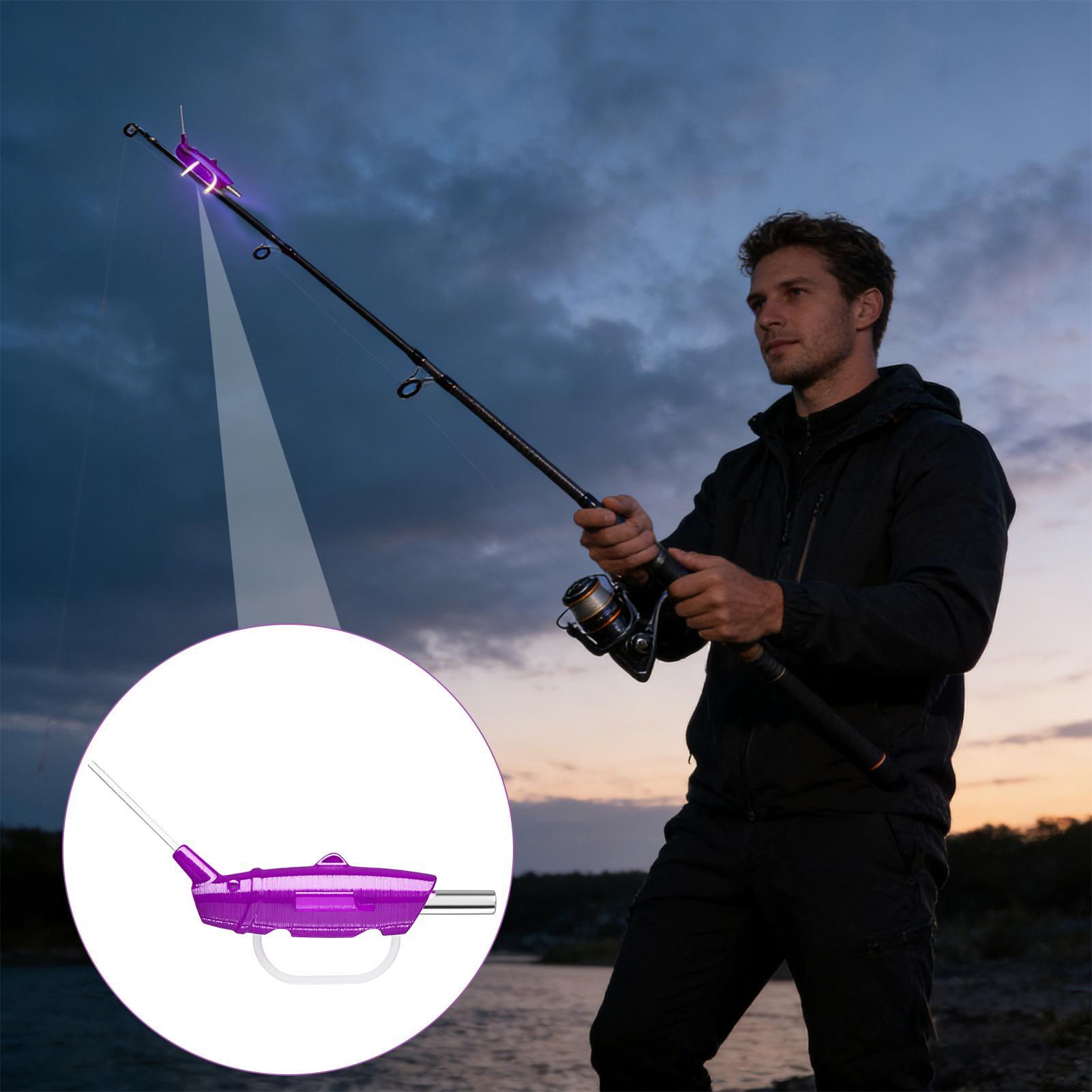 Outdoor Lighting Pole - ไฟเตือนตกปลาแบบ LED สำหรับคันเบ็ด ไฟแจ้งเตือนการตกปลา สำหรับนักตกปลา ชาวประมง