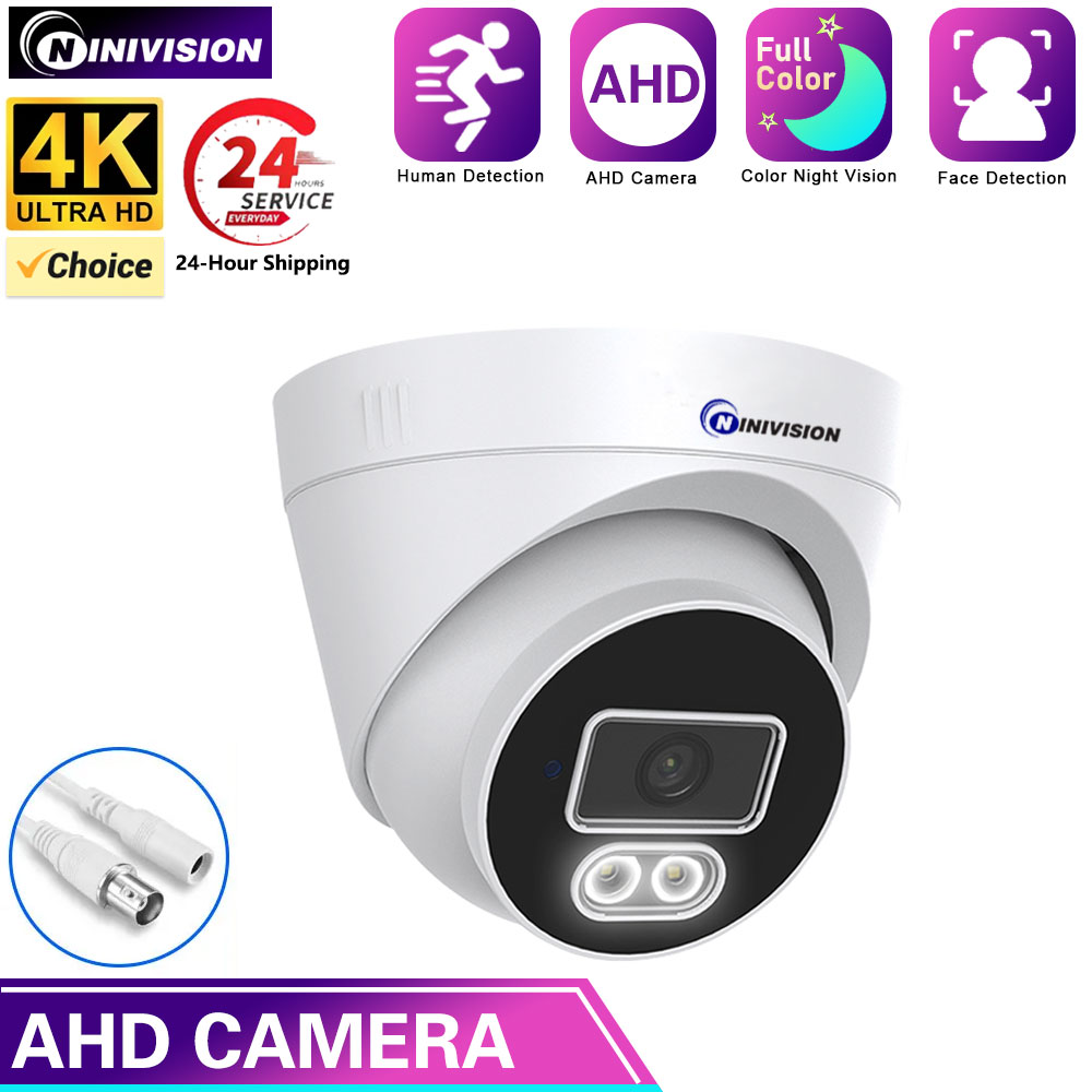 Outdoor Lighting Video - กล้องวงจรปิดการมองเห็นได้ในเวลากลางคืน4K 8MP 24ชั่วโมงเต็มรูปแบบสี LED ส่องสว่าง H.265ดิจิตอลวิดีโอเฝ้าระวังในไฟข้างทางกลางแจ้ง