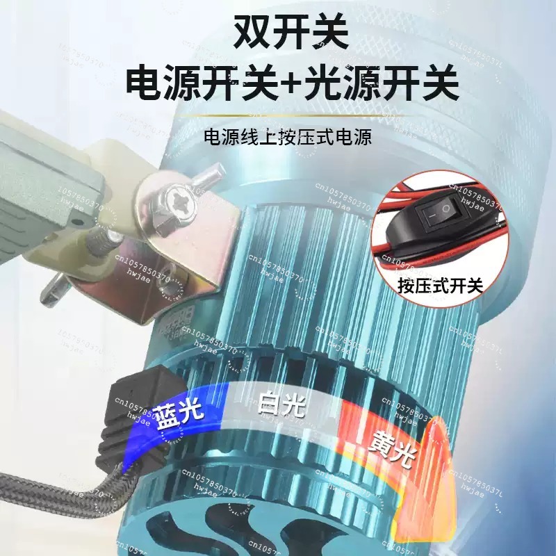 Outdoor Lighting The Range - ไฟฉายแบบซูมได้, ไฟส่องสว่างระยะไกล, ไฟพกพาสำหรับตกปลาตอนกลางคืนและกิจกรรมกลางแจ้ง