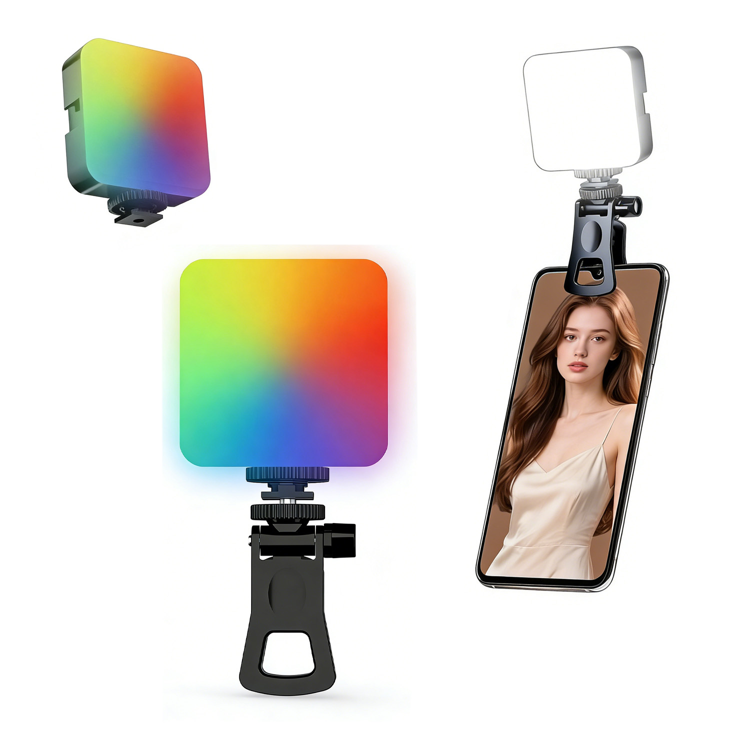 Outdoor Lighting Video - ไฟพกพา RGB สำหรับถ่ายภาพกลางแจ้ง ไฟเสริมสำหรับไลฟ์สด กล้องถ่ายรูป ไฟถ่ายภาพสีเต็มรูปแบบ