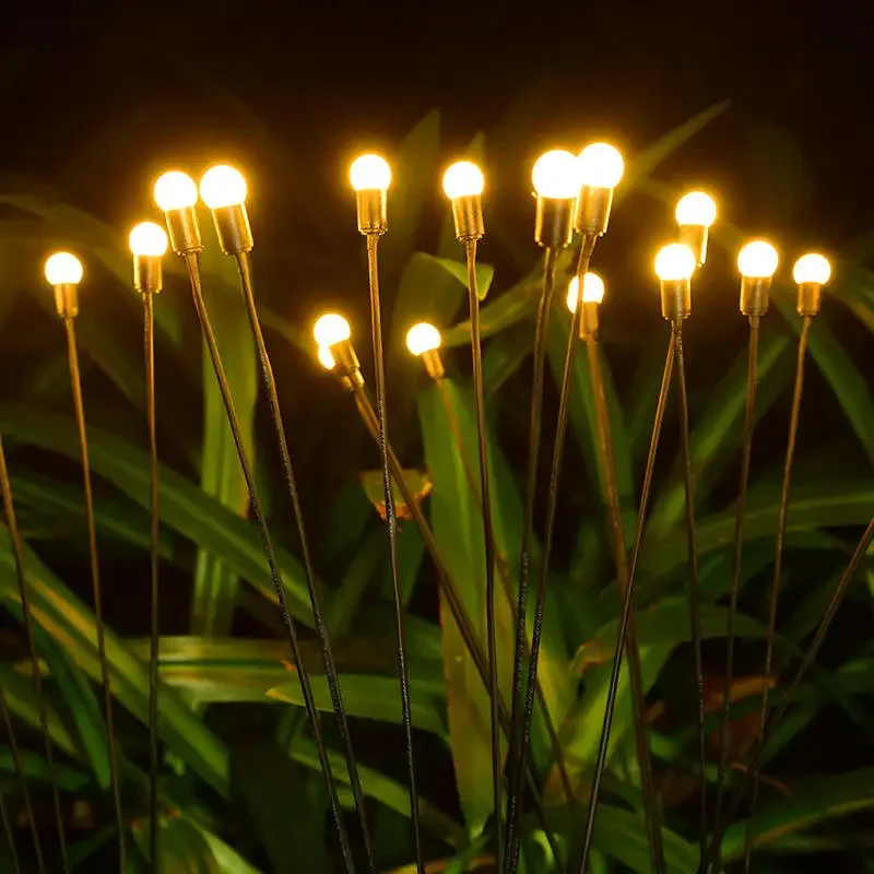 Photocell Outdoor Lighting - ไฟทางเดินโซลาร์เซลล์กลางแจ้ง กันน้ำ 6/8/10 หัว ไฟ LED