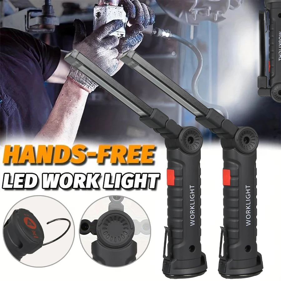 Hanging Outdoor Lighting - ไฟฉาย LED COB แบบพกพาใหม่ ชาร์จ USB