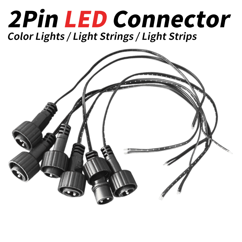 Outdoor Lighting Extension Cable - ขั้วต่อ LED แบบ 2 ขา พร้อมสายไฟ