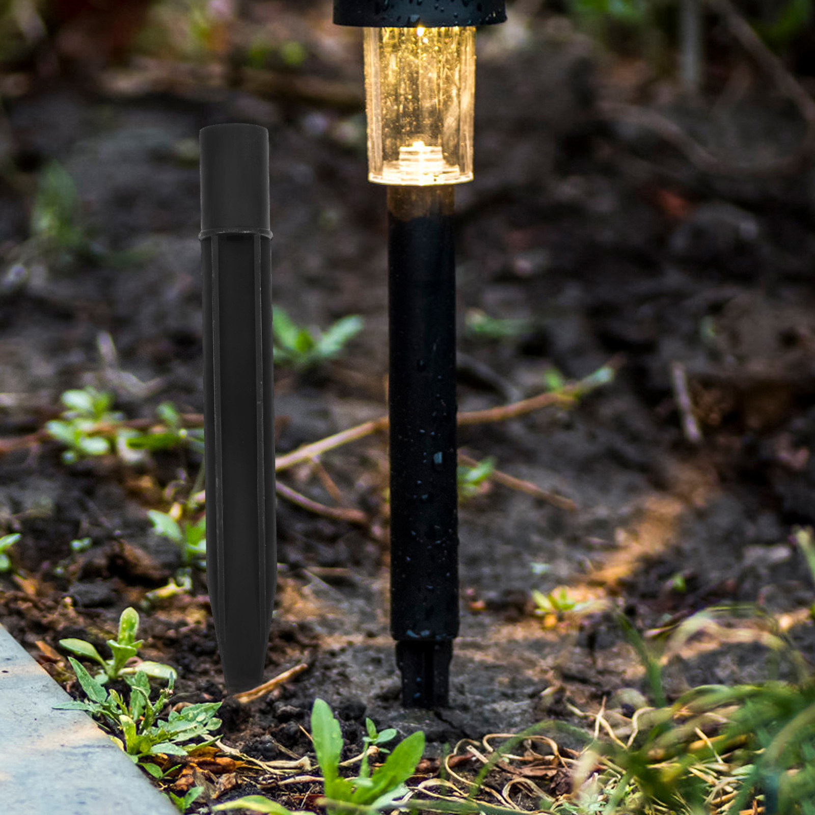 Outdoor Lighting Ground - หลักปักดินสำหรับป้าย หลักปักไฟ หลักปักแบบกดง่าย อะไหล่สำหรับสวน ของตกแต่งกลางแจ้ง หลักปักจัดสวน