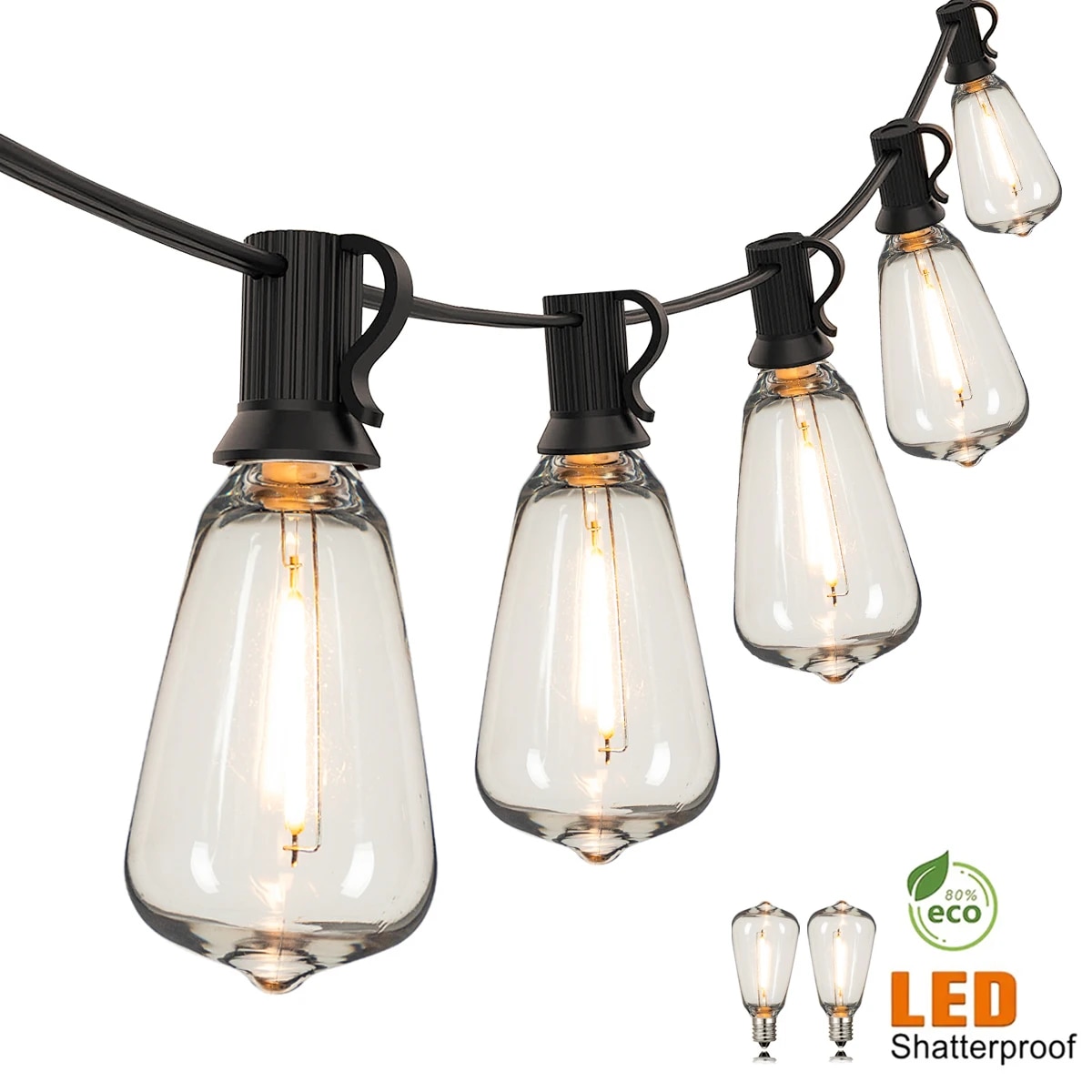 Outdoor Lighting Socket - ไฟประดับสายยาว 110V ปลั๊กแบบ US รุ่น ST38