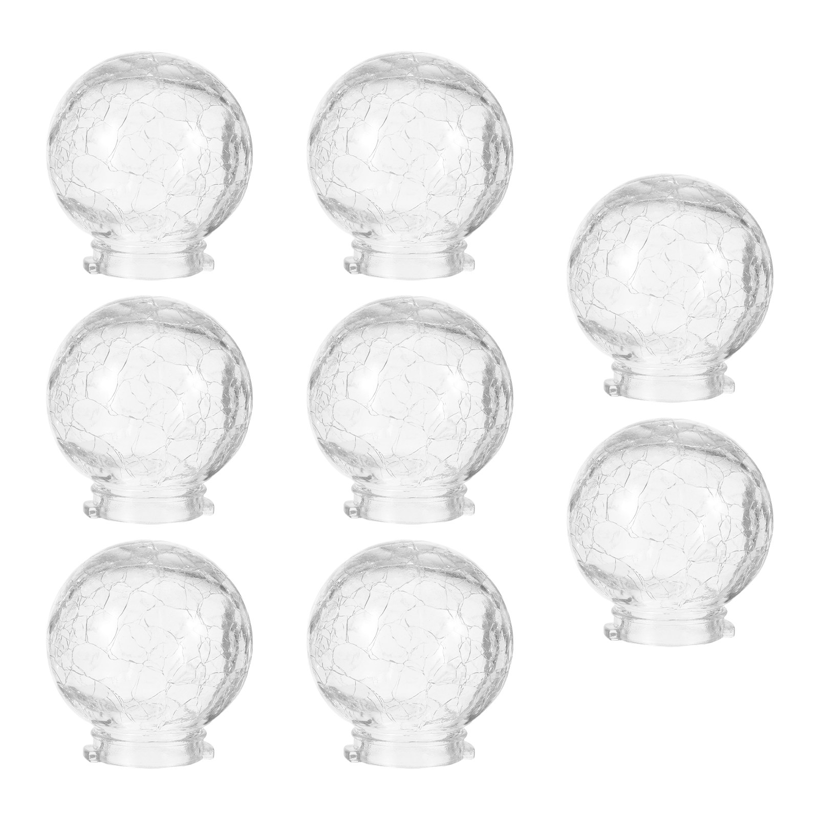 8 ชิ้น โคมไฟทรงกลมแก้วลายแตก ส - Outdoor Lighting Glass Replacement บทวิจารณ์และราคา