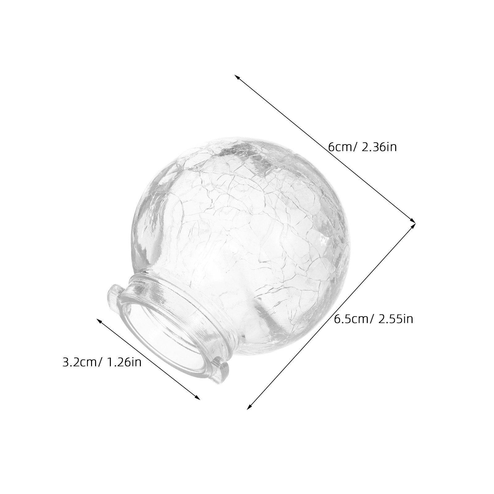 8 ชิ้น โคมไฟทรงกลมแก้วลายแตก ส - Outdoor Lighting Glass Replacement บทวิจารณ์และราคา
