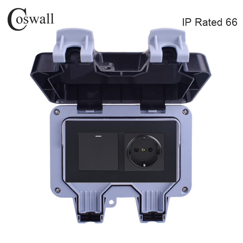 Coswall IP66 Weatherproof กันน - Outdoor Lighting Socket บทวิจารณ์และราคา