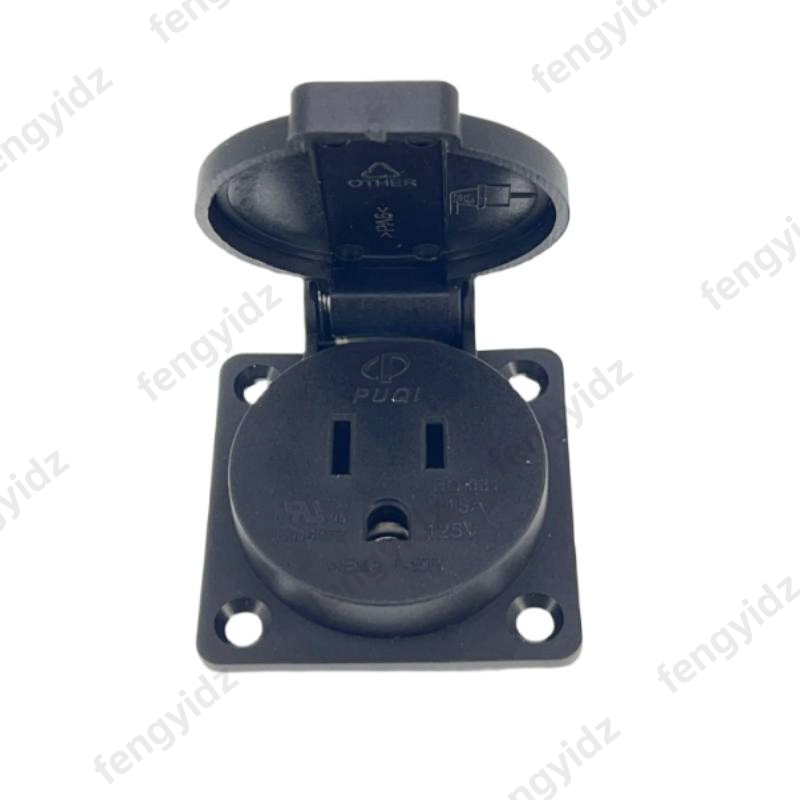 สีดํา 125V 15A 20A IP44 CE อเม - Outdoor Lighting Japan บทวิจารณ์และราคา