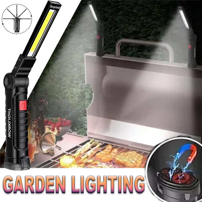 ไฟฉาย LED แบบพกพาพร้อมตะขอแม่เ - Outdoor Lighting Types บทวิจารณ์และราคา