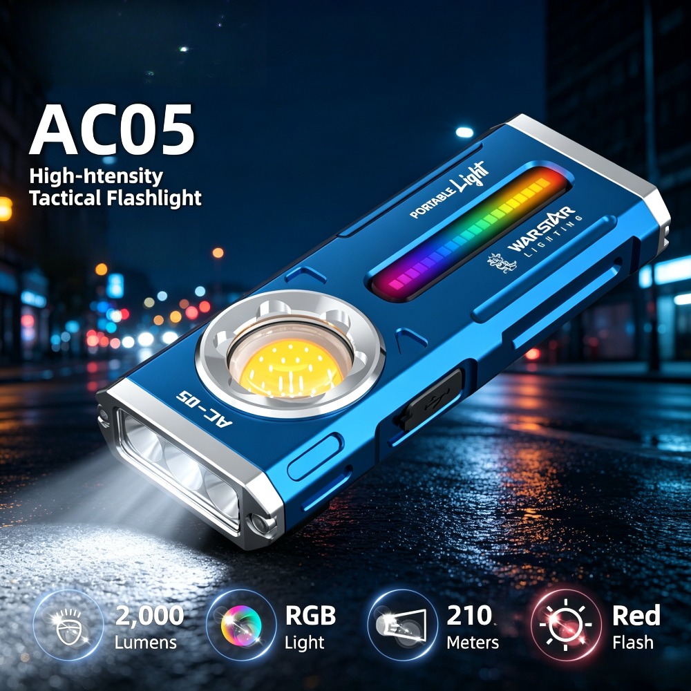 ไฟฉายพกพา AC05 ความสว่างสูง ระ - Outdoor Lighting The Range บทวิจารณ์และราคา