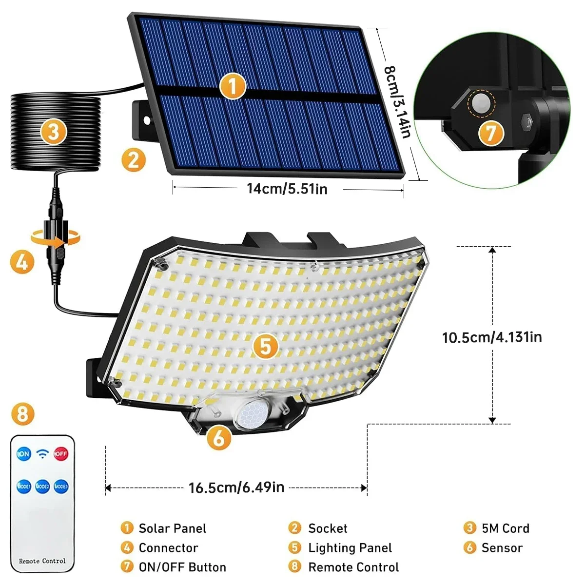234LED ไฟพลังงานแสงอาทิตย์กลาง - Outdoor Lighting For Garden บทวิจารณ์และราคา
