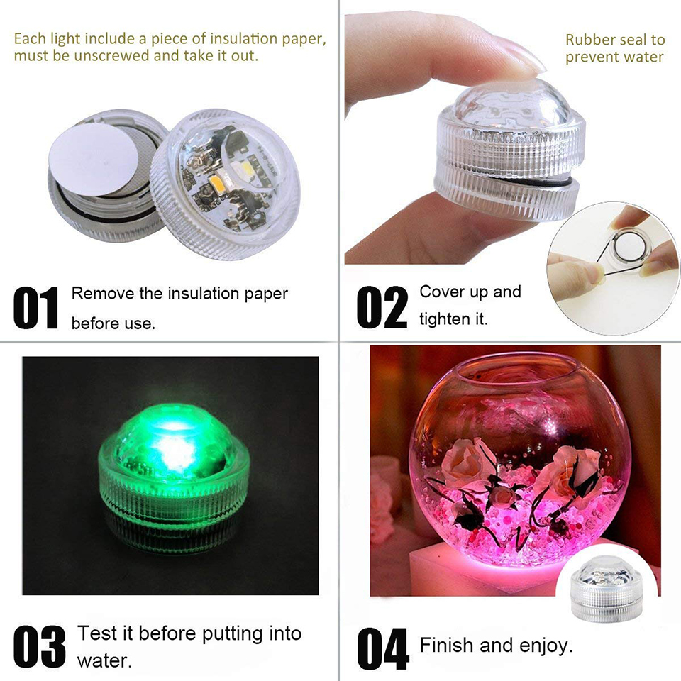 ไฟ LED ใต้น้ำแบบกันน้ำ IP68 ใช - Pond Light Submersible บทวิจารณ์และราคา