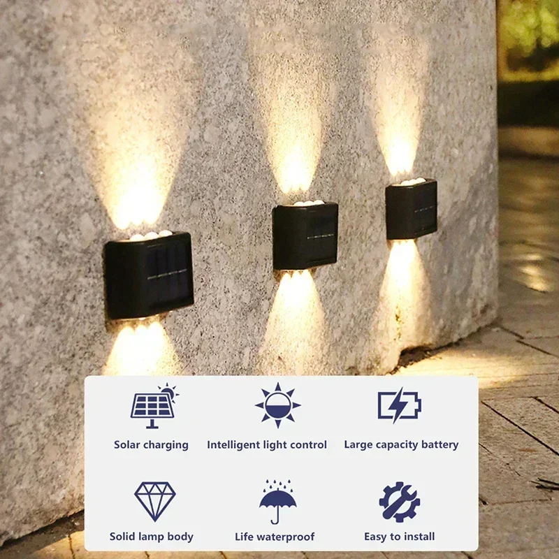 โคมไฟติดผนังพลังงานแสงอาทิตย์  - Outdoor Lighting For Garden บทวิจารณ์และราคา