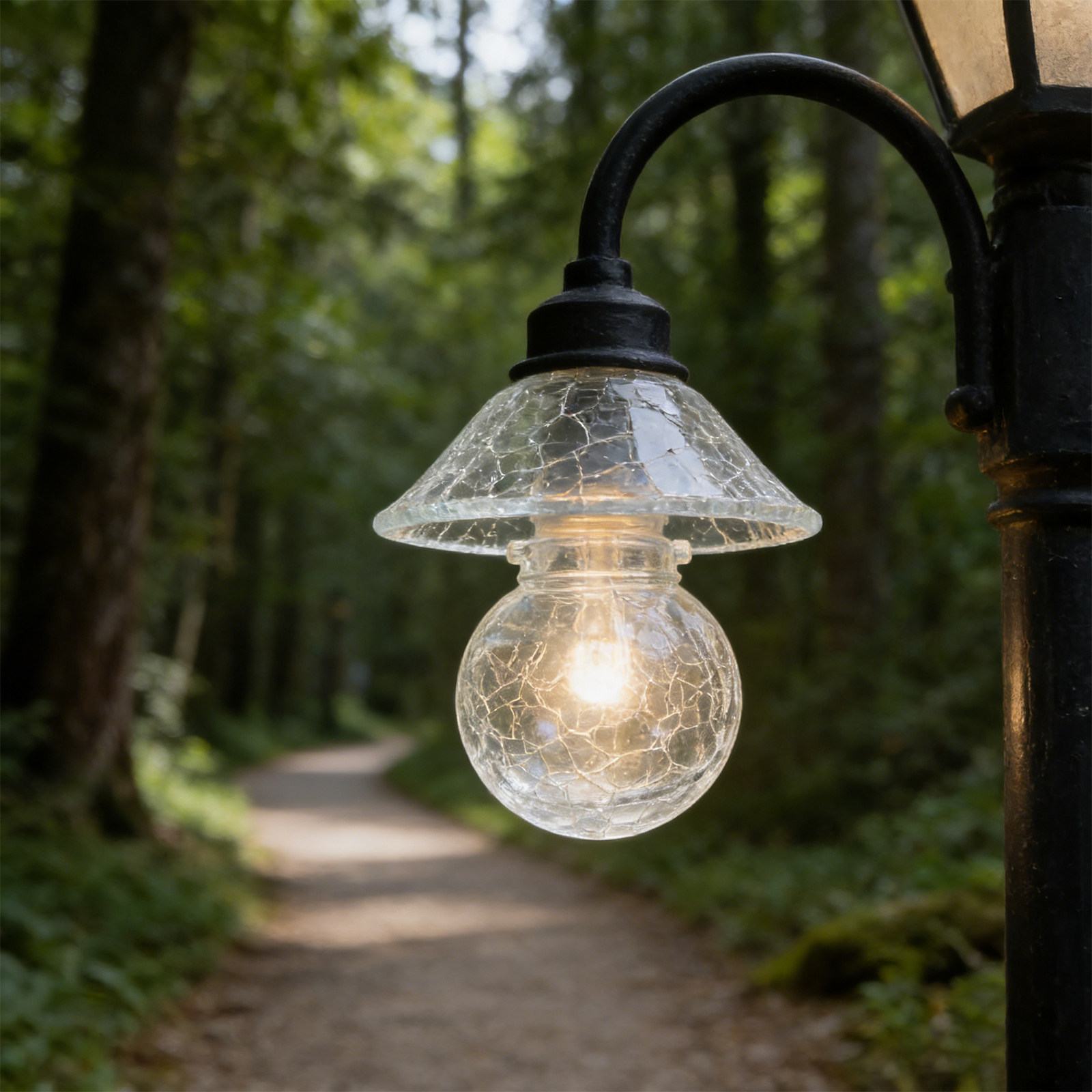 โคมไฟแก้วทรงกลมแบบแตก 8 ชิ้น ส - Outdoor Lighting Glass Replacement บทวิจารณ์และราคา