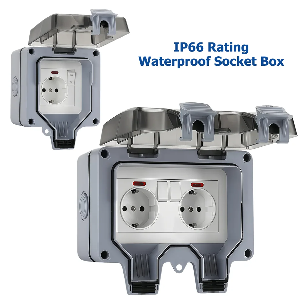 เต้ารับไฟฟ้าภายนอกแบบยุโรป พร้ - Outdoor Lighting Socket บทวิจารณ์และราคา