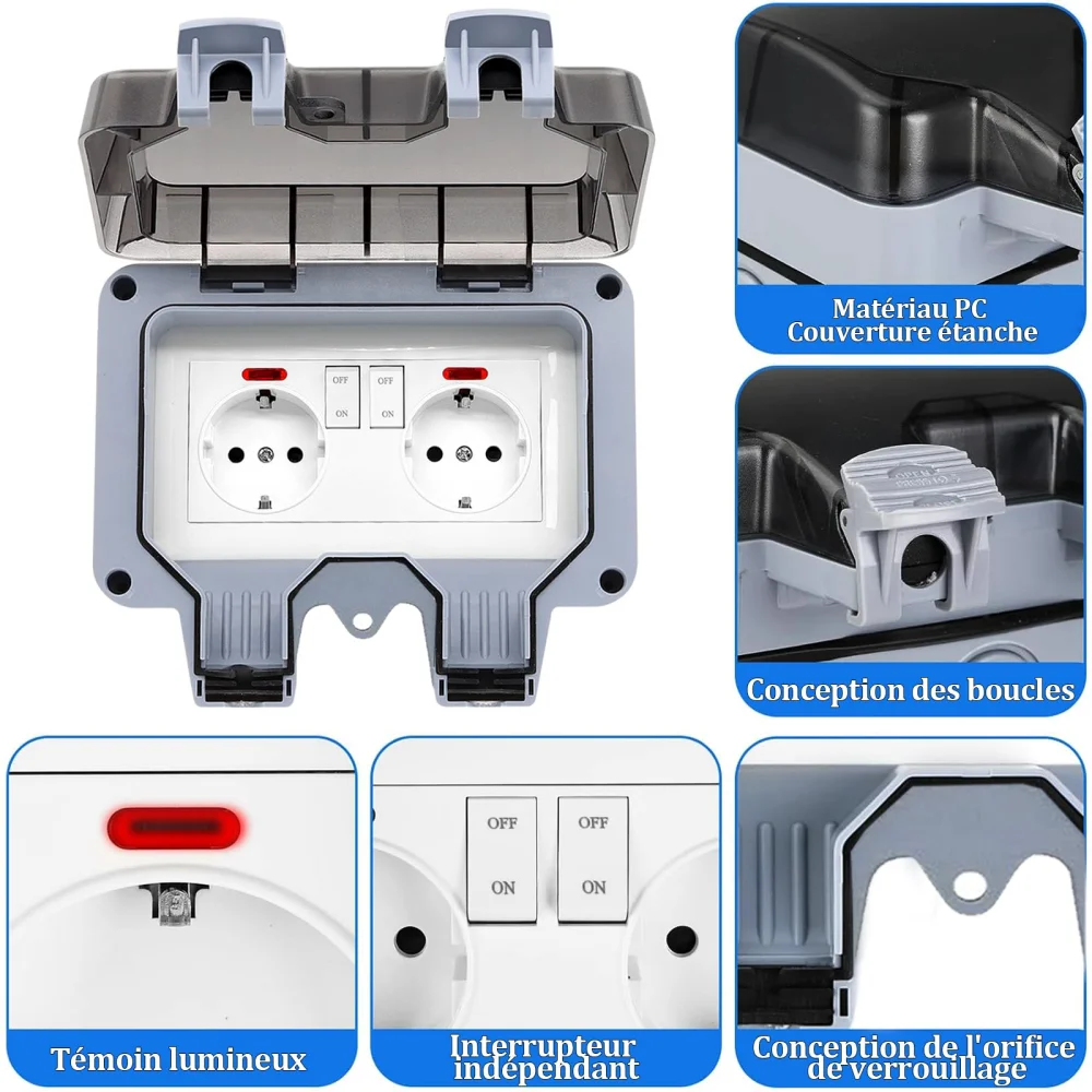เต้ารับไฟฟ้าภายนอกแบบยุโรป พร้ - Outdoor Lighting Socket บทวิจารณ์และราคา