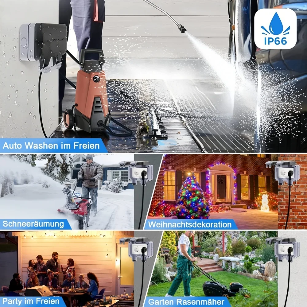 เต้ารับไฟฟ้าภายนอกแบบยุโรป พร้ - Outdoor Lighting Socket บทวิจารณ์และราคา
