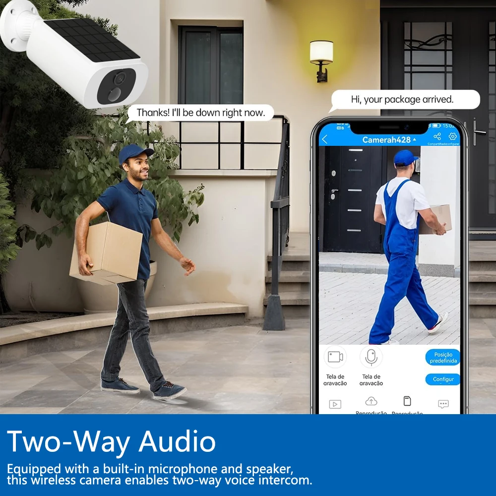 กล้องวงจรปิดไร้สาย 5MP Tuya Sm - Outdoor Lighting Video บทวิจารณ์และราคา