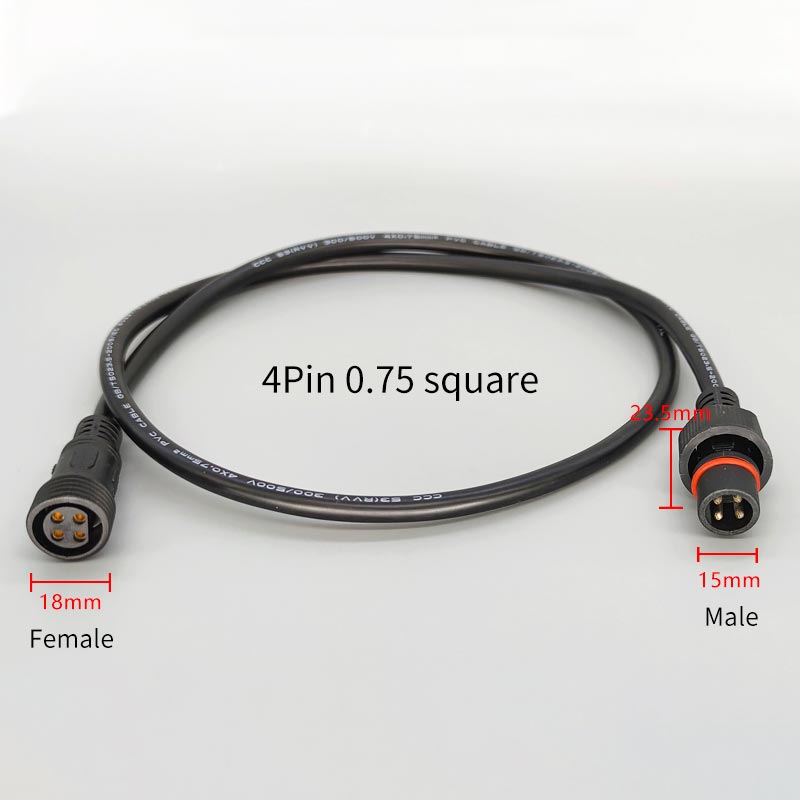 ฝาครอบกันฝุ่นไฟฟ้าต่อ IP67กันน - Outdoor Lighting Extension Cable บทวิจารณ์และราคา