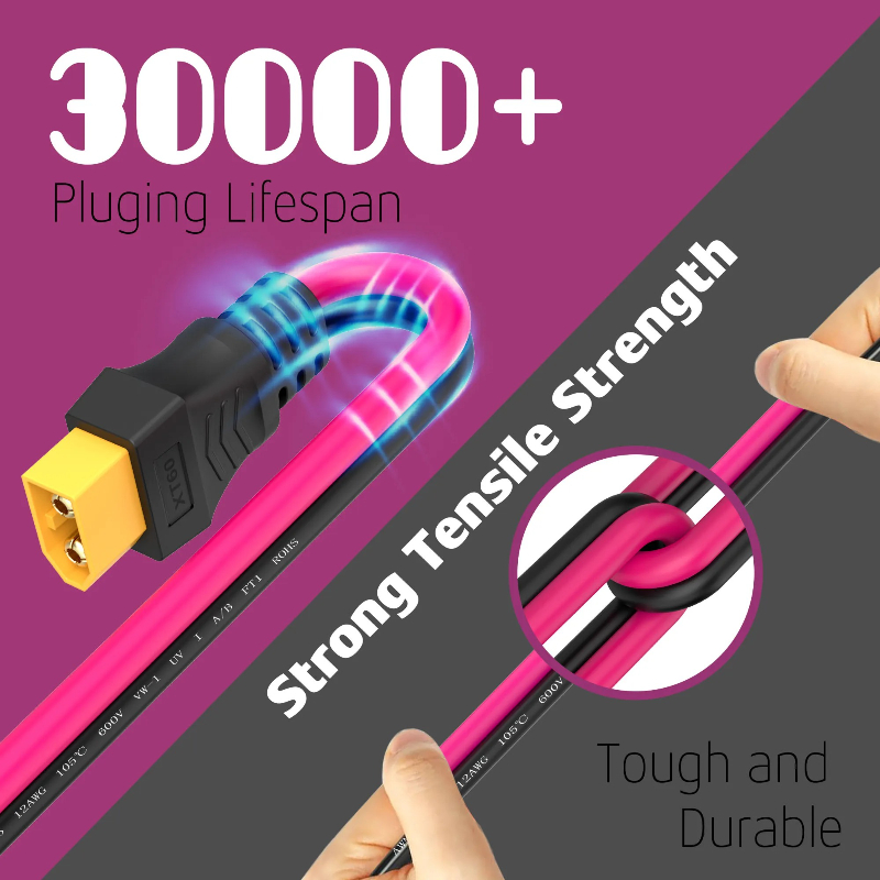 สายต่อ XT60 ขนาด 12AWG สาย XT6 - Outdoor Lighting Extension Cable บทวิจารณ์และราคา
