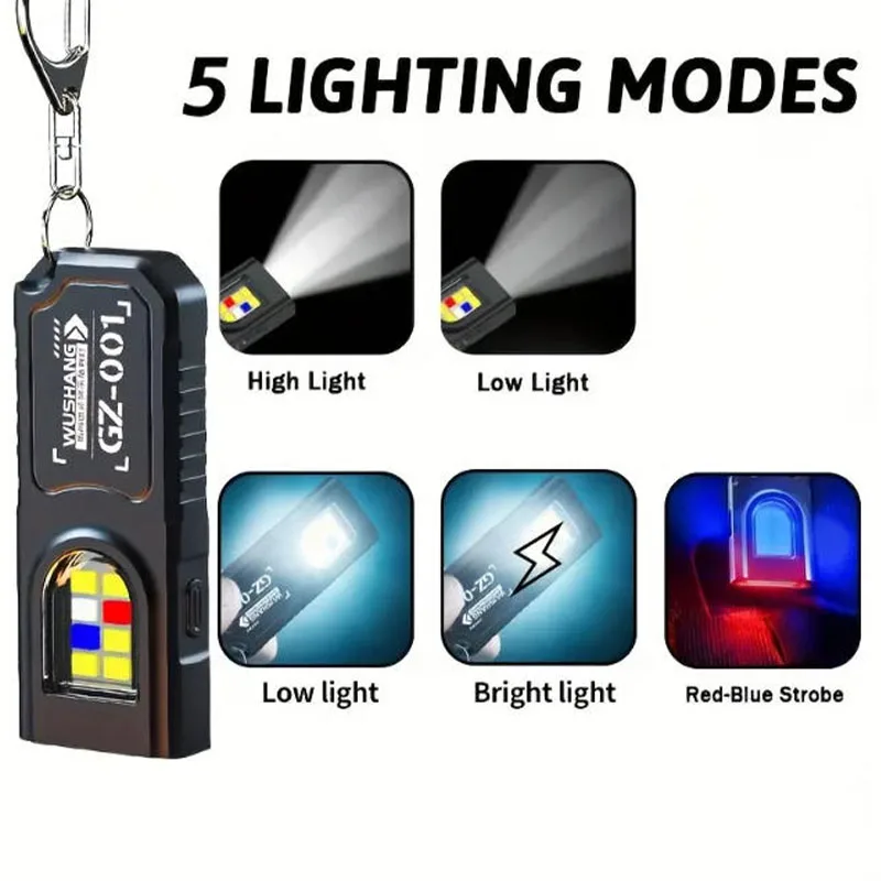 ไฟฉายพวงกุญแจ LED COB ขนาดเล็ก - Hanging Outdoor Lighting บทวิจารณ์และราคา