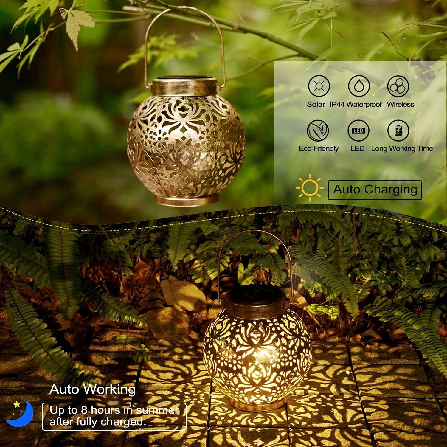 1-6 ชิ้นโคมไฟพลังงานแสงอาทิตย์ - Photocell Outdoor Lighting บทวิจารณ์และราคา
