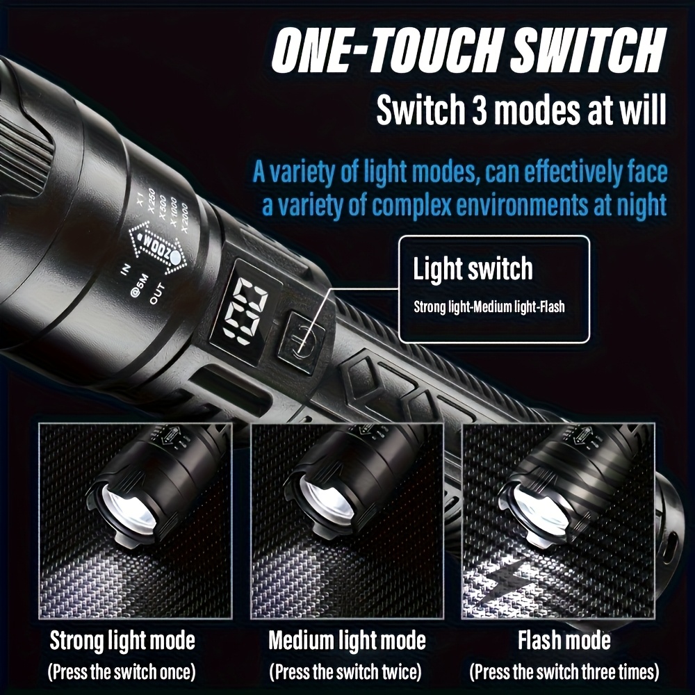 ไฟฉาย LED สว่างเป็นพิเศษ 1000L - Outdoor Lighting The Range บทวิจารณ์และราคา