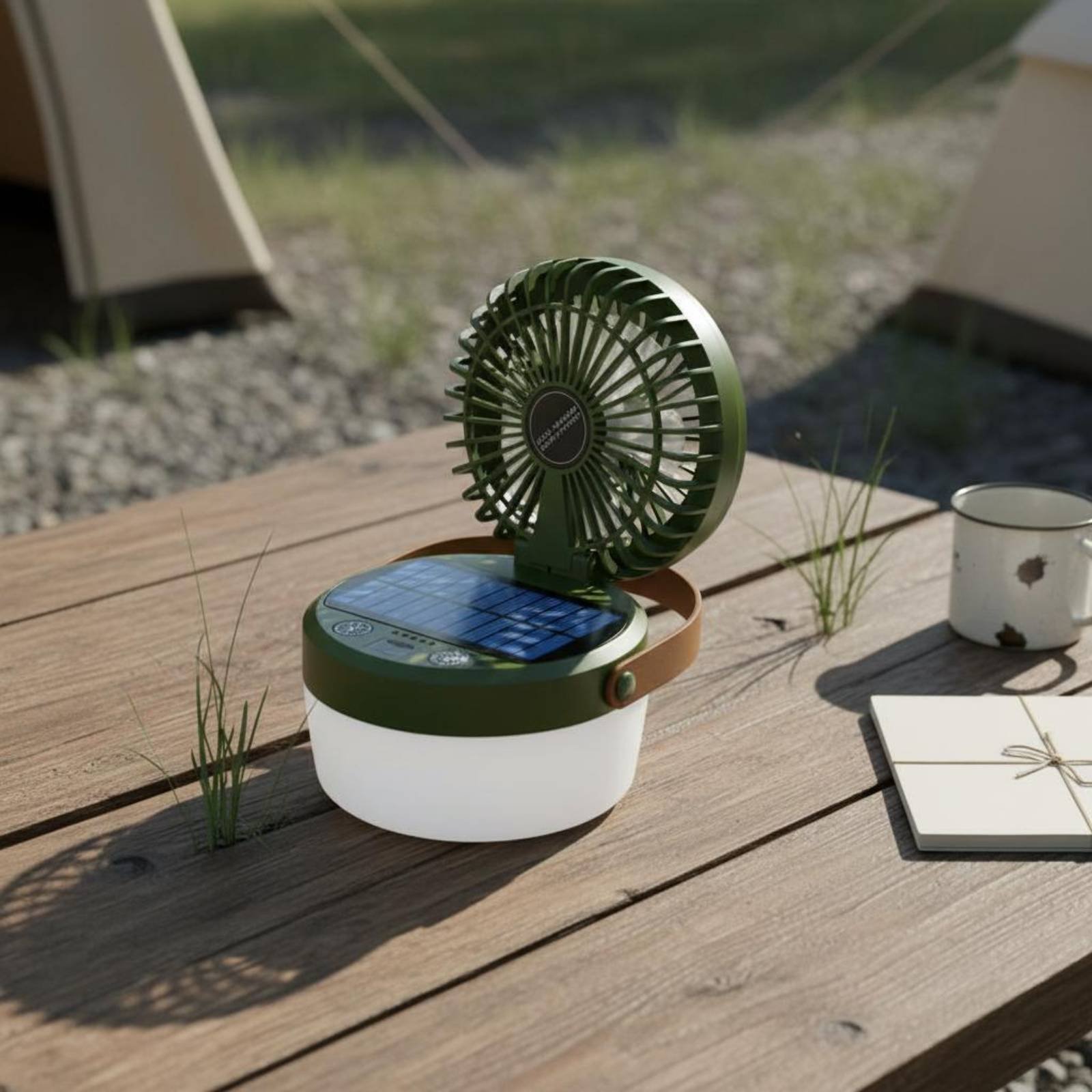 โคมไฟพัดลมพลังงานแสงอาทิตย์แบบ - Hanging Outdoor Lighting บทวิจารณ์และราคา