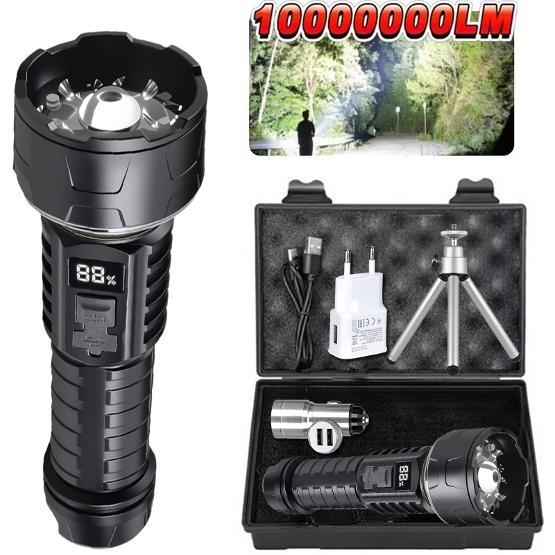 ไฟฉาย LED แบบ COB แบบชาร์จไฟได - Outdoor Lighting Types บทวิจารณ์และราคา