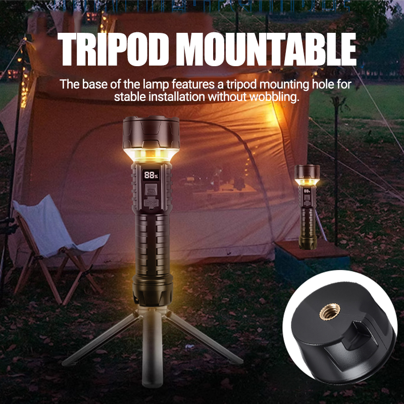 ไฟฉาย LED แบบ COB แบบชาร์จไฟได - Outdoor Lighting Types บทวิจารณ์และราคา