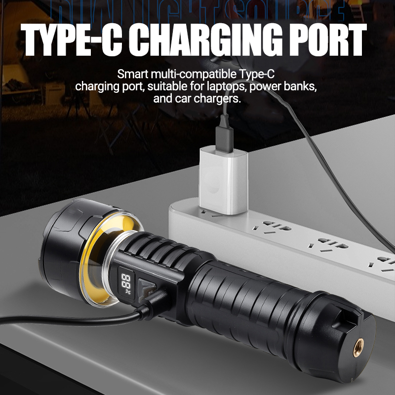 ไฟฉาย LED แบบ COB แบบชาร์จไฟได - Outdoor Lighting Types บทวิจารณ์และราคา
