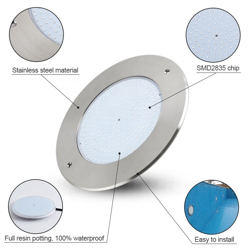 Ultra-Thin LED ไฟสระว่ายน้ําเร - Pond Light Submersible บทวิจารณ์และราคา