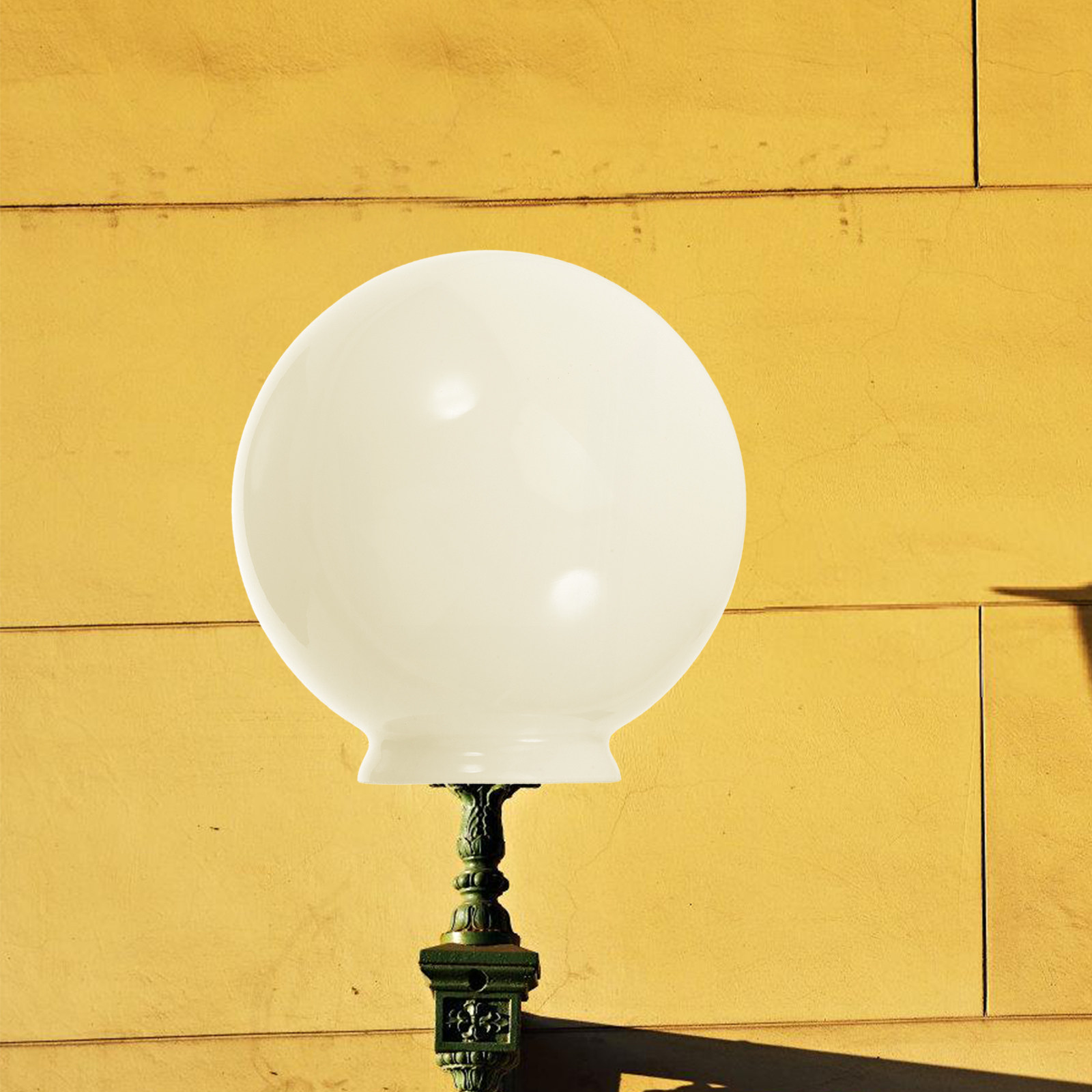 โคมไฟทรงกลม ฝาครอบโคมไฟแก้วสีข - Outdoor Lighting Glass Replacement บทวิจารณ์และราคา