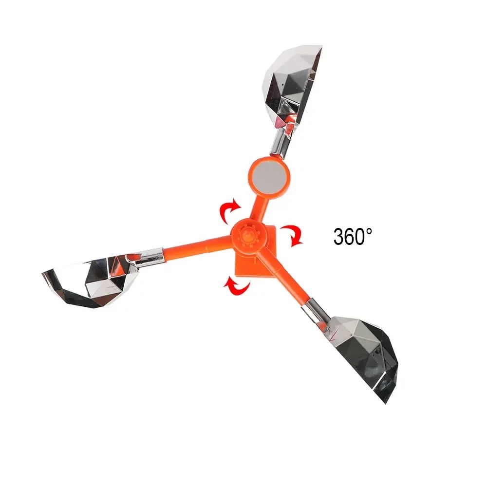 พลังงานลมและแสงอาทิตย์ 360 °   - Photocell Outdoor Lighting บทวิจารณ์และราคา