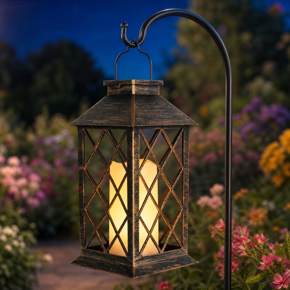 โคมไฟพลังงานแสงอาทิตย์แบบย้อนย - Hanging Outdoor Lighting บทวิจารณ์และราคา
