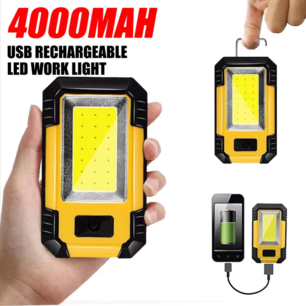 ไฟฉายพกพาแบบชาร์จได้ 4000mAh ค - Outdoor Lighting Bulbs บทวิจารณ์และราคา