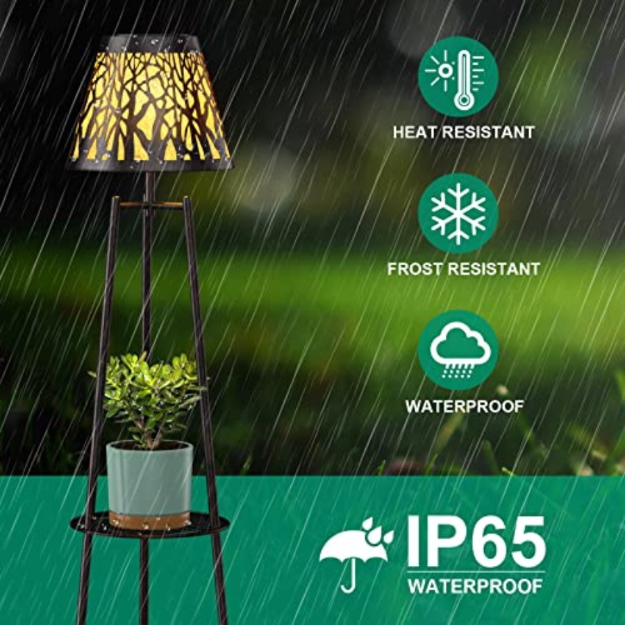 โคมไฟตั้งพื้นพลังงานแสงอาทิตย์ - Outdoor Lighting For Garden บทวิจารณ์และราคา
