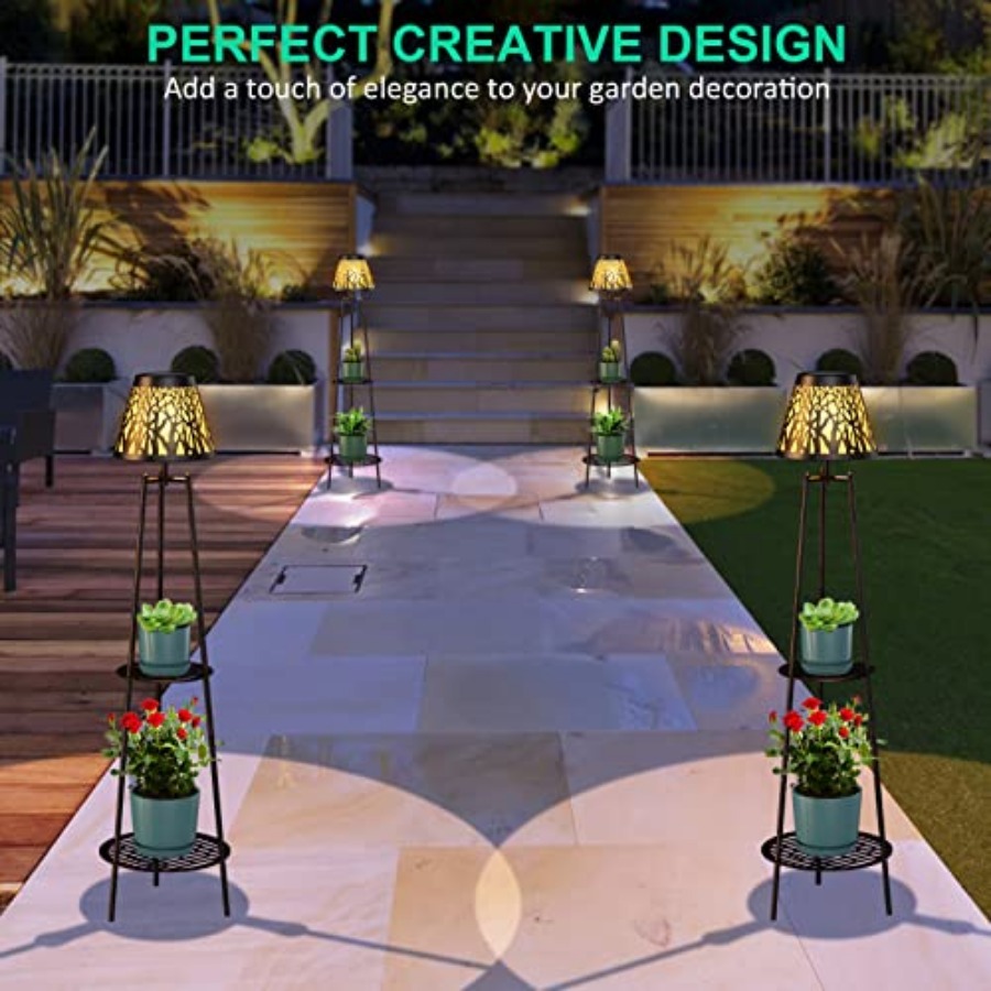 โคมไฟตั้งพื้นพลังงานแสงอาทิตย์ - Outdoor Lighting For Garden บทวิจารณ์และราคา