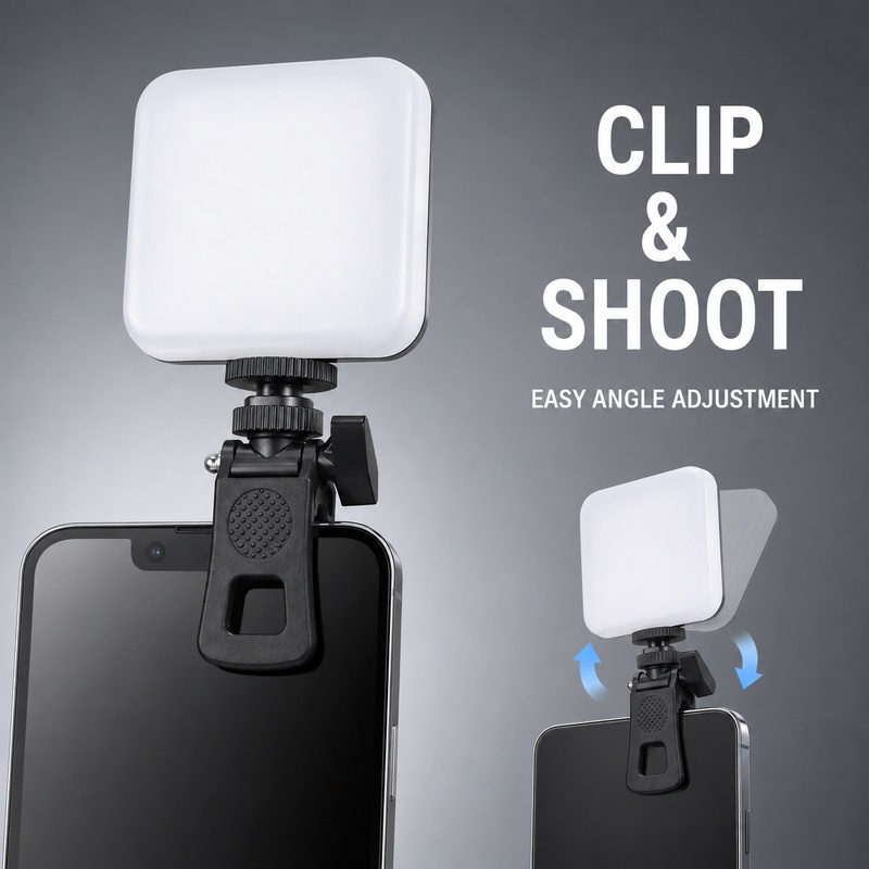 DY11Mini ไฟเติมแสงแบบหนีบสำหรั - Outdoor Lighting Video บทวิจารณ์และราคา