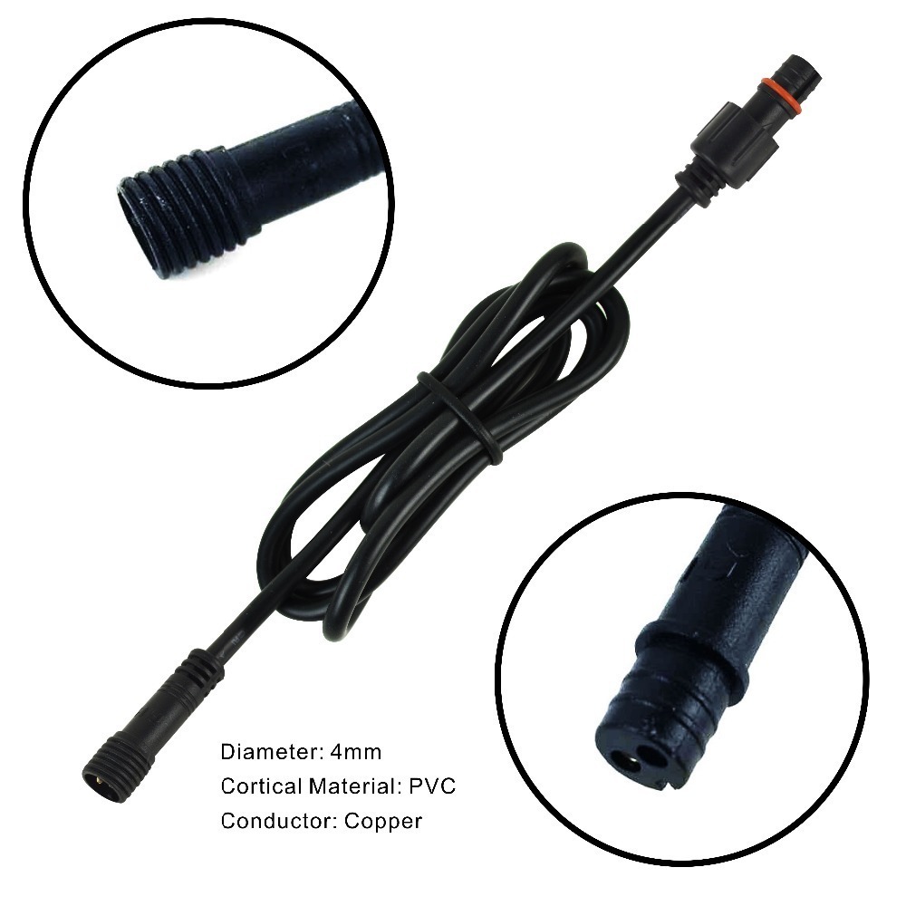 สายเคเบิล2PIN DC LED 1เมตร, สา - Outdoor Lighting Extension Cable บทวิจารณ์และราคา