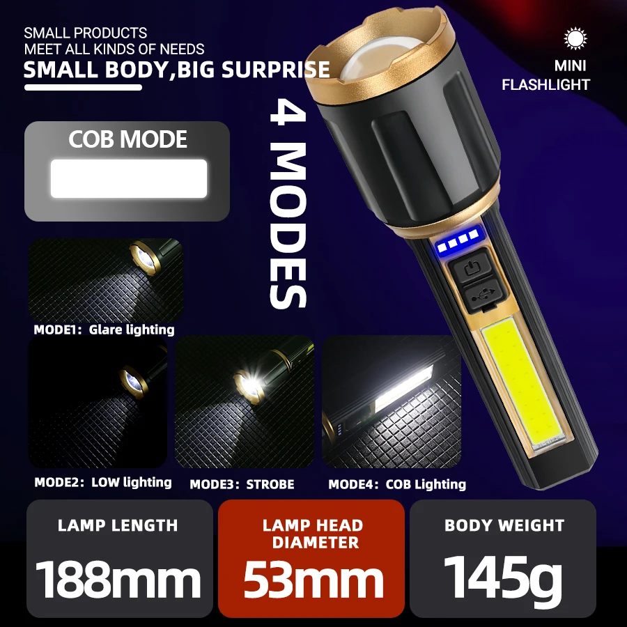 ไฟฉาย LED สว่างเป็นพิเศษแบบชาร - Outdoor Lighting The Range บทวิจารณ์และราคา