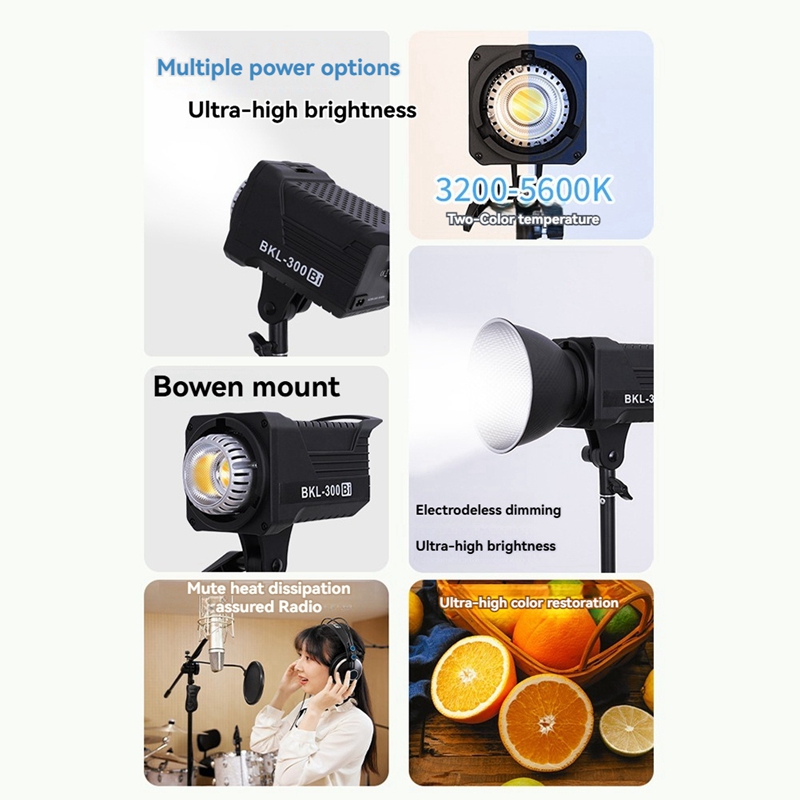 ไฟวิดีโอ LED แบบไบ 300W, ไฟ LE - Outdoor Lighting Video บทวิจารณ์และราคา