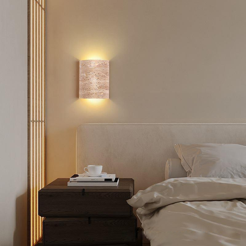 โคมไฟติดผนังหินทราเวอร์ทีนสีเห - Outdoor Lighting Japan บทวิจารณ์และราคา