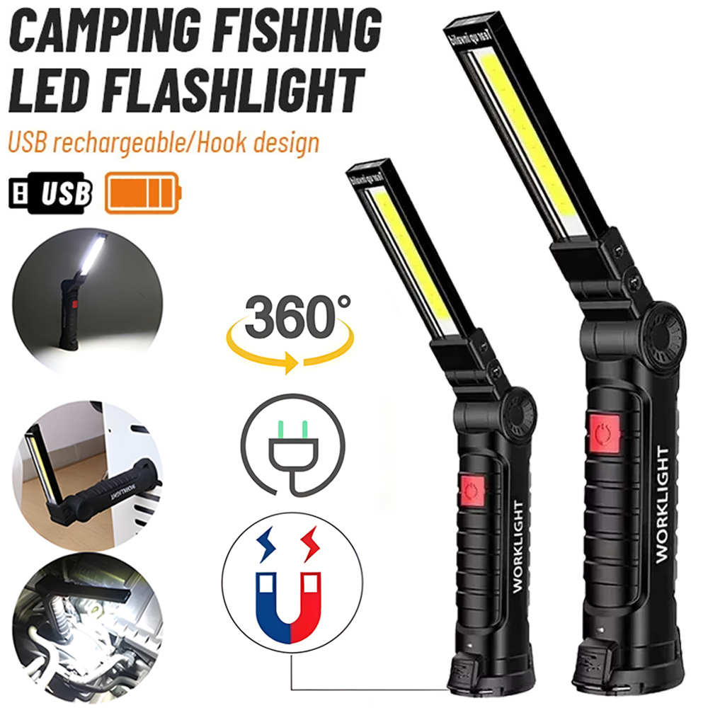 ไฟฉาย LED COB แบบชาร์จไฟได้ผ่า - Outdoor Lighting Types บทวิจารณ์และราคา